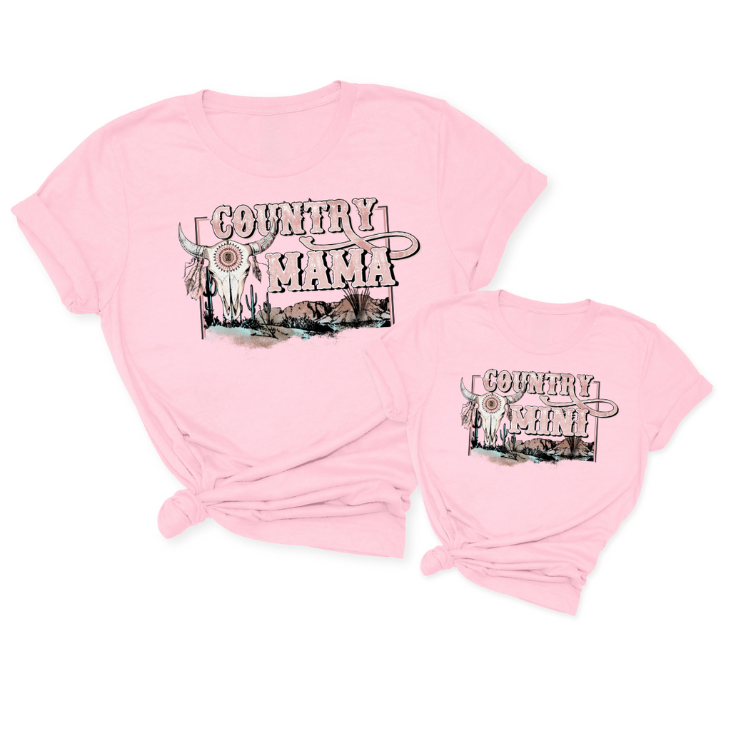 Matching Mama and Mini T shirts Country Mama and Mini Junie Grace