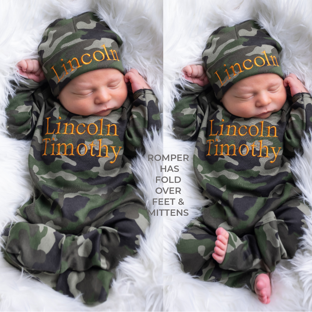 Camo romper baby clearance