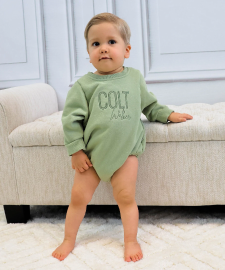 Monogrammed discount baby sweatshirt