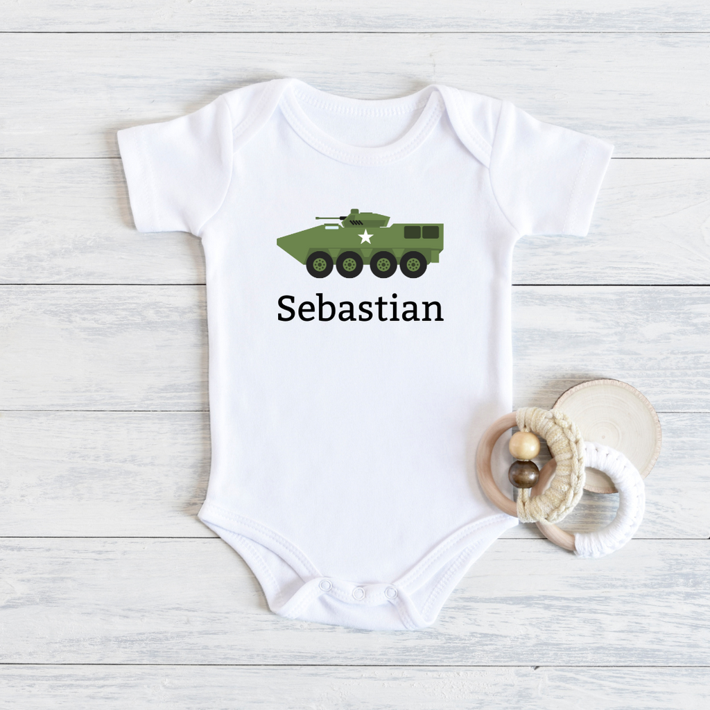 Personalized Detroit Tigers Gerber Baby Onesie® Cotton White Custom  Bodysuit