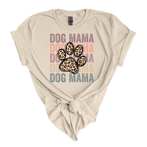 Dog Mom T-Shirt - Dog Momma - Paw Print