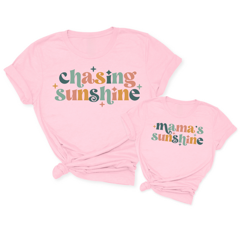 Matching Mama and Mini  T shirts - Chasing Sunshine