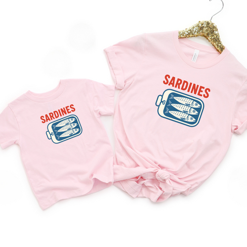 Matching Mama and Mini  Sardine Girl Summer - Can of Sardines