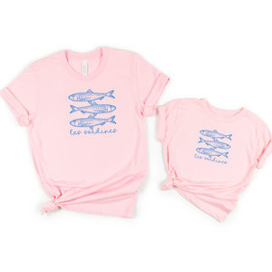 Matching Mama and Mini  Sardine Girl Summer - LES SARDINES BLUE