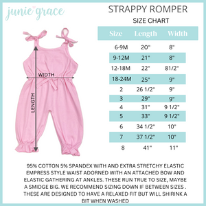 Girls Strappy Summer Jumpsuit - Lavender