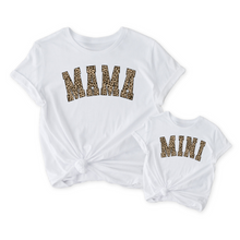 Matching Mama and Mini  T shirts - Cheeta Print