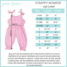 Girls Strappy Summer Jumpsuit - pink