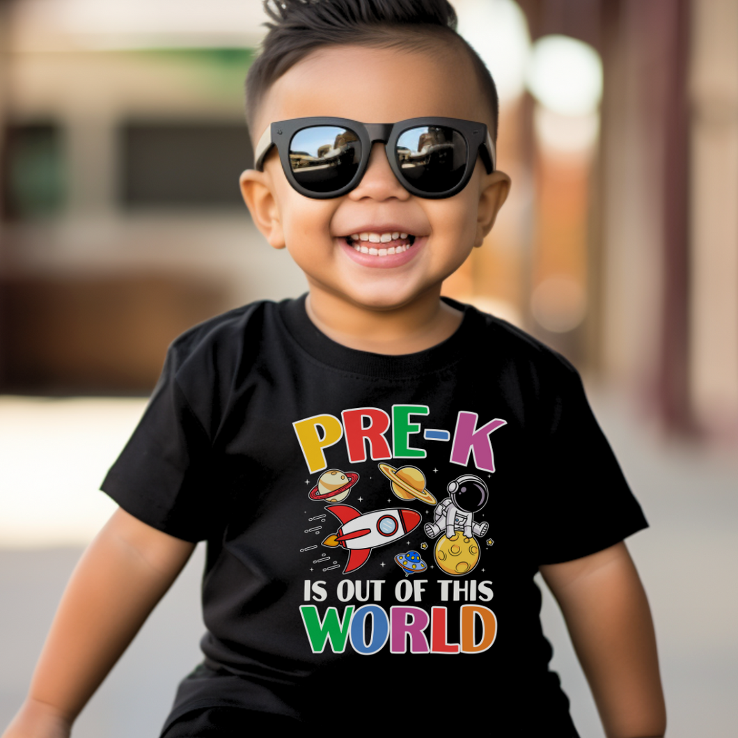 Pre- K Back To School T-Shirt - Out Of This World