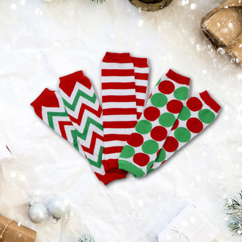 Christmas Leg Warmer Set 3 Piece Set