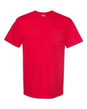 Comfort Colors Pocket T-Shirt  Red  - Destash Sale