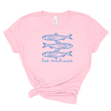 Sardine Girl Summer T Shirt - les sardines blue