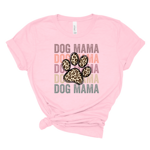 Dog Mom T-Shirt - Dog Momma - Paw Print