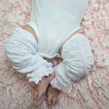 Baby Leg Warmers - White - Clearance