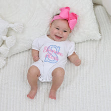 Baby Girls Bubble Romper  -   Chinoiserie Toile Romper ONLY