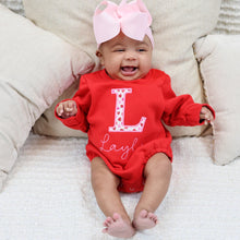 Personalized Valentine's Day Baby Girl Bubble Sweatshirt