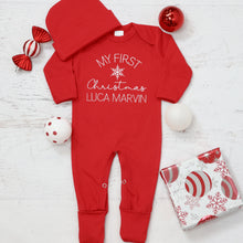 Personalized My First Christmas Baby Outfit