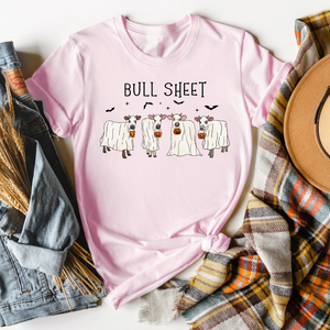 Halloween Bull Sheet T Shirt