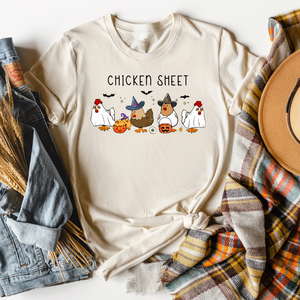 Halloween  Chicken Sheet T shirt