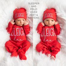 Custom Baby Boy Outfit - Red