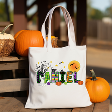 Personalized Halloween Trick OR Treat Bag - Scary Name