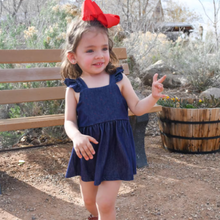 Faux Denim 2 piece Summer Set - Clearance Sale