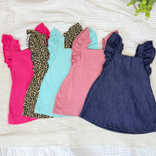 Monogrammed Flutter Sleeve Dress-