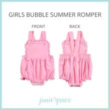 Girls Bubble Romper - Red  Clearance