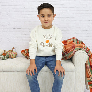 Hello Pumpkin Kids Sweatshirt