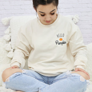 Hello Pumpkin Fall Sweatshirt