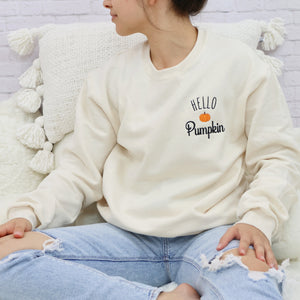 Hello Pumpkin Fall Sweatshirt