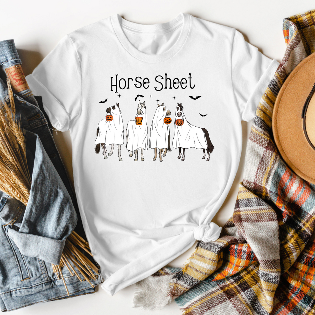 Halloween Horse Sheet T shirt