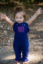 LTC - Corduroy Girls Ruffle Longall - Navy
