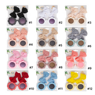 Girls Sunglasses and Bow Set - Clearance