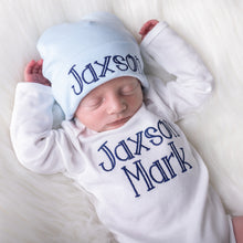Monogrammed Baby Boy Coming Home Outfit 2-Piece Set