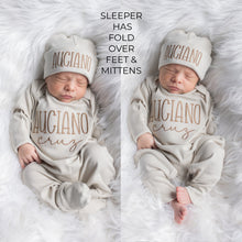 Personalized Baby Boy Outfit - Sandstone