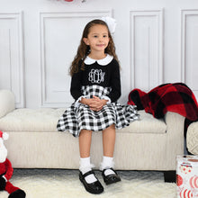 Black and White Buffalo Plaid Dress