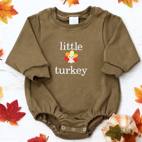 Little Turkey Bubble Sweatshirt