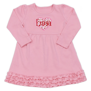 Personalized Girl's Valentine's Day Dress