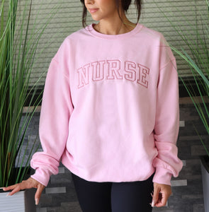 Embroidered Nurse Sweatshirt