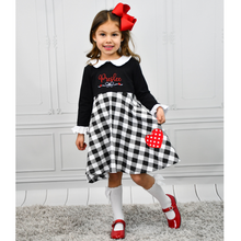 Black and White Buffalo Plaid Dress