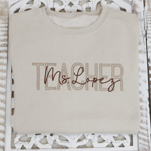 Personalized Teacher Sweatshirt