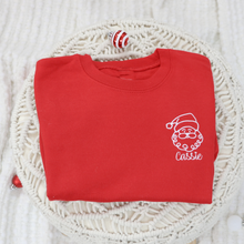 Personalized Kid's Christmas Sweatshirt  - Santa