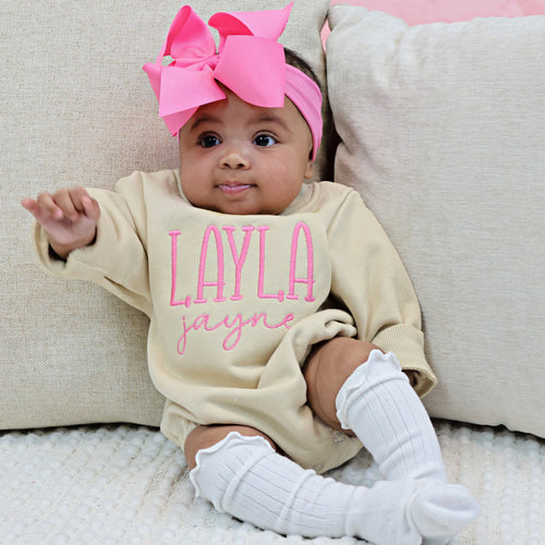 Personalized Baby Girl Sweatshirt -