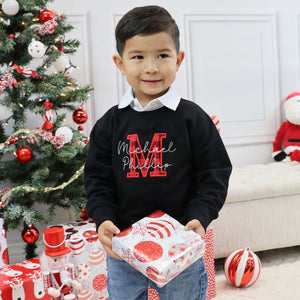 Personalized Kid's Christmas Sweatshirt