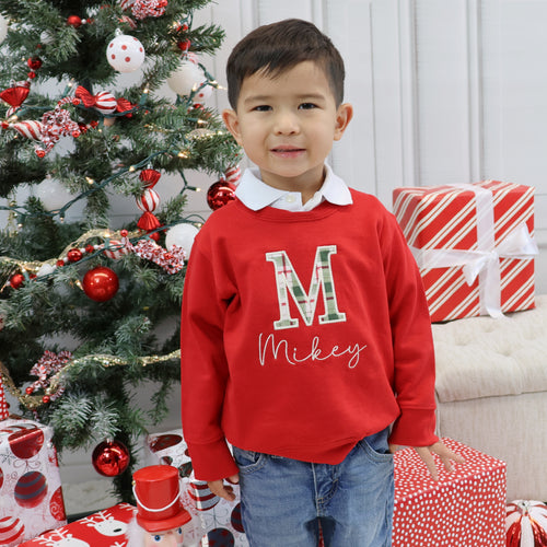 Personalized Kid's Christmas Sweatshirt