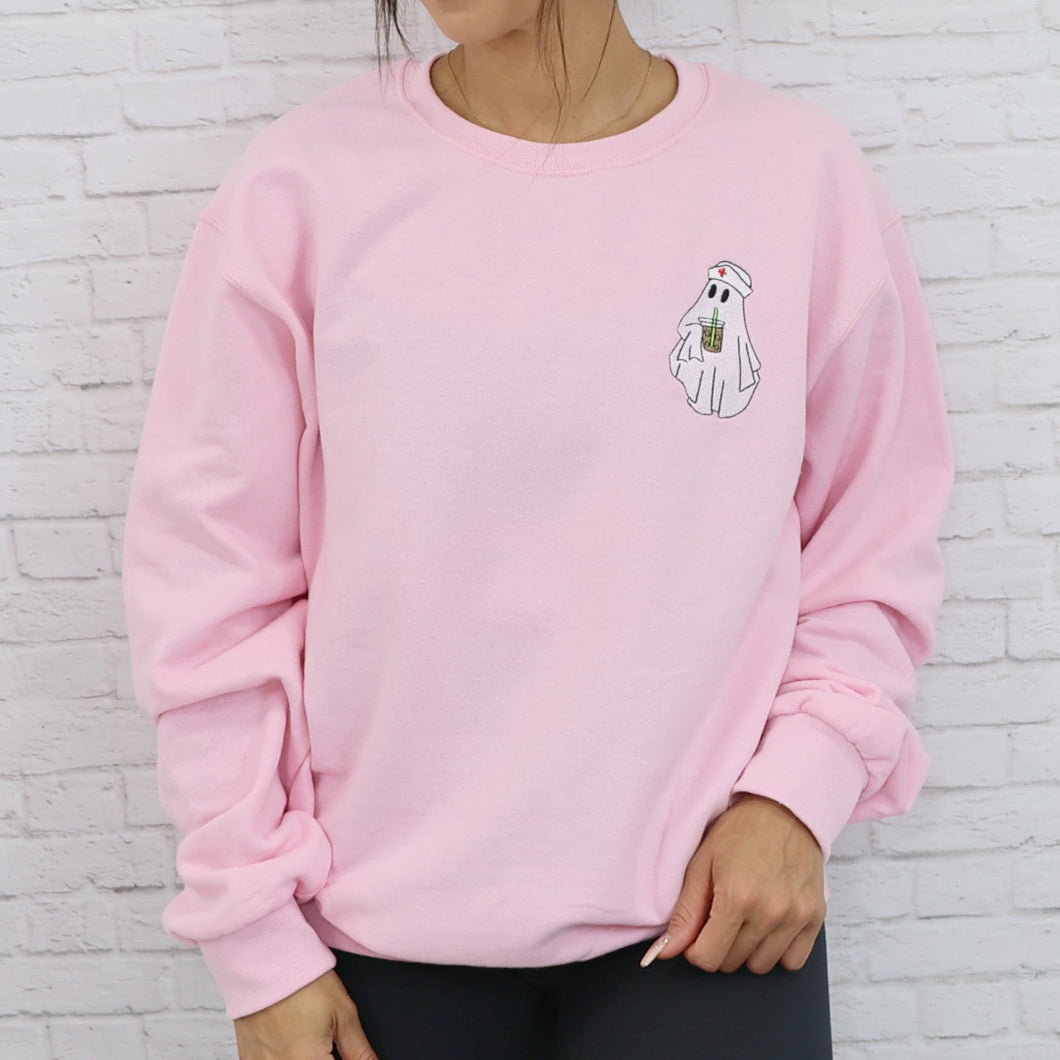 Nurse Ghost Halloween Sweatshirt