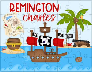 Personalized Kids Puzzle- Pirate
