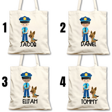 Personalized Kids Trick Or Treat Bag - Police Man