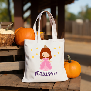 Personalized Kid's Trick or Treat Bag - Princess