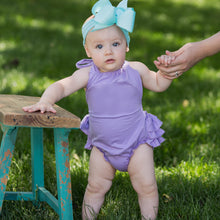 Ruffle Butt Summer Romper - Lavender Clearance